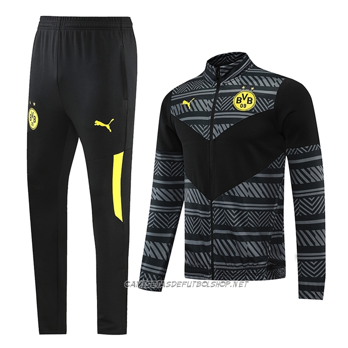 Chandal de Chaqueta del Borussia Dortmund 22-23 Gris